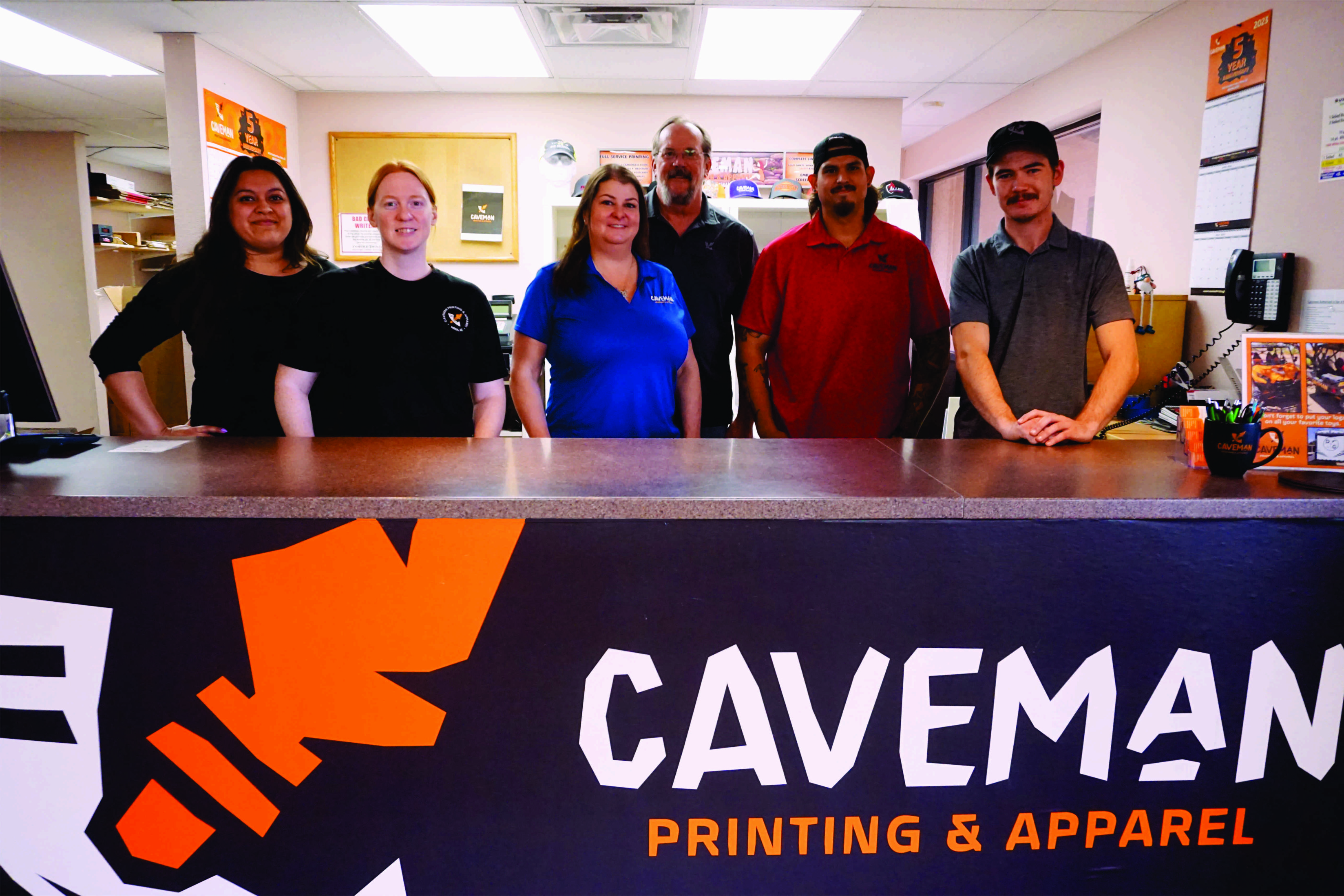 Caveman Printing team photo