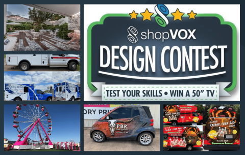 shopVox design contest pictures.