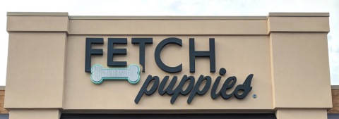 Fetch Puppies Sign.