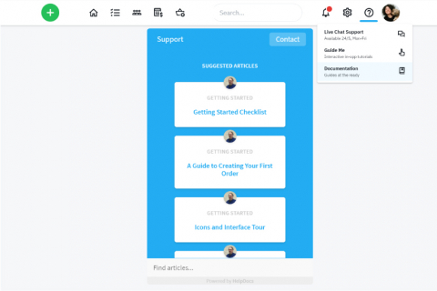 shopVOX interface showing documentation.