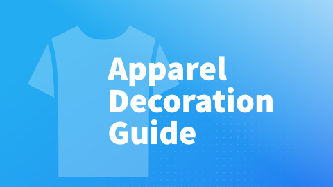 Apparel Decoration Guide course graphic with t-shirt icon.